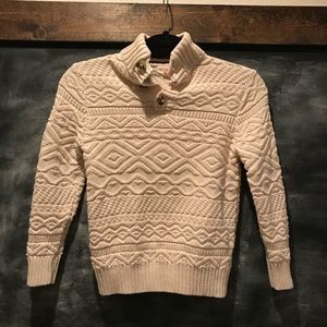 Boys size 8 Cream sweater
